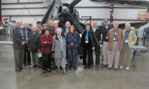 Group before a Chance Vought F4U-4